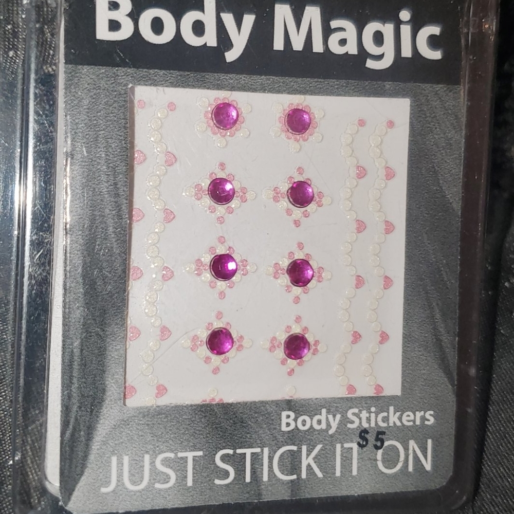 Stick on body stickers